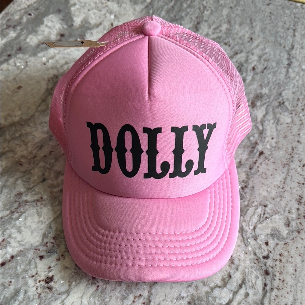 DOLLY Pink Trucker Hat - Women's Fashion Cap